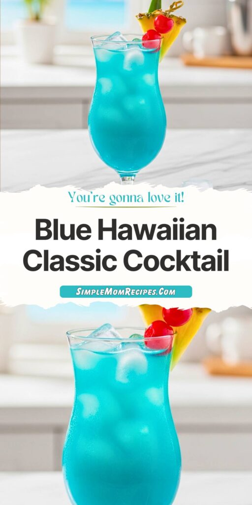 Blue Hawaiian Classic Cocktail Recipe