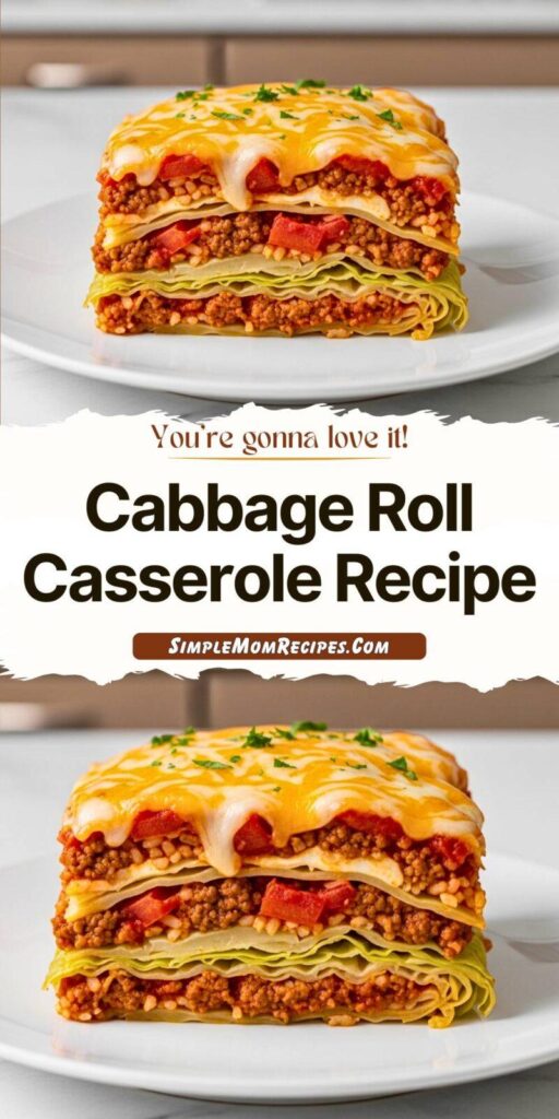 Cabbage Roll Casserole Recipe