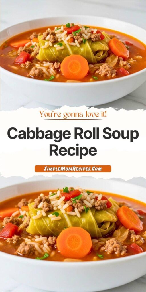 Cabbage Roll Soup Recipe