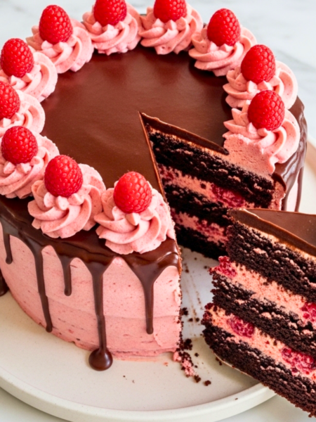 Chocolate Raspberry Cake Recipe