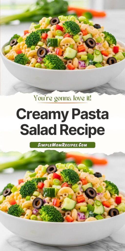 Creamy Pasta Salad Recipe