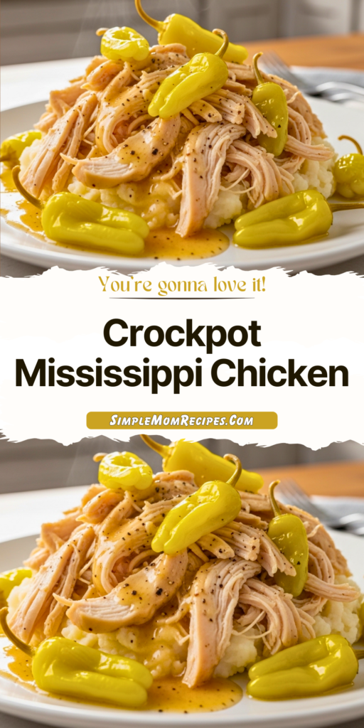 Crockpot Mississippi Chicken Recipe