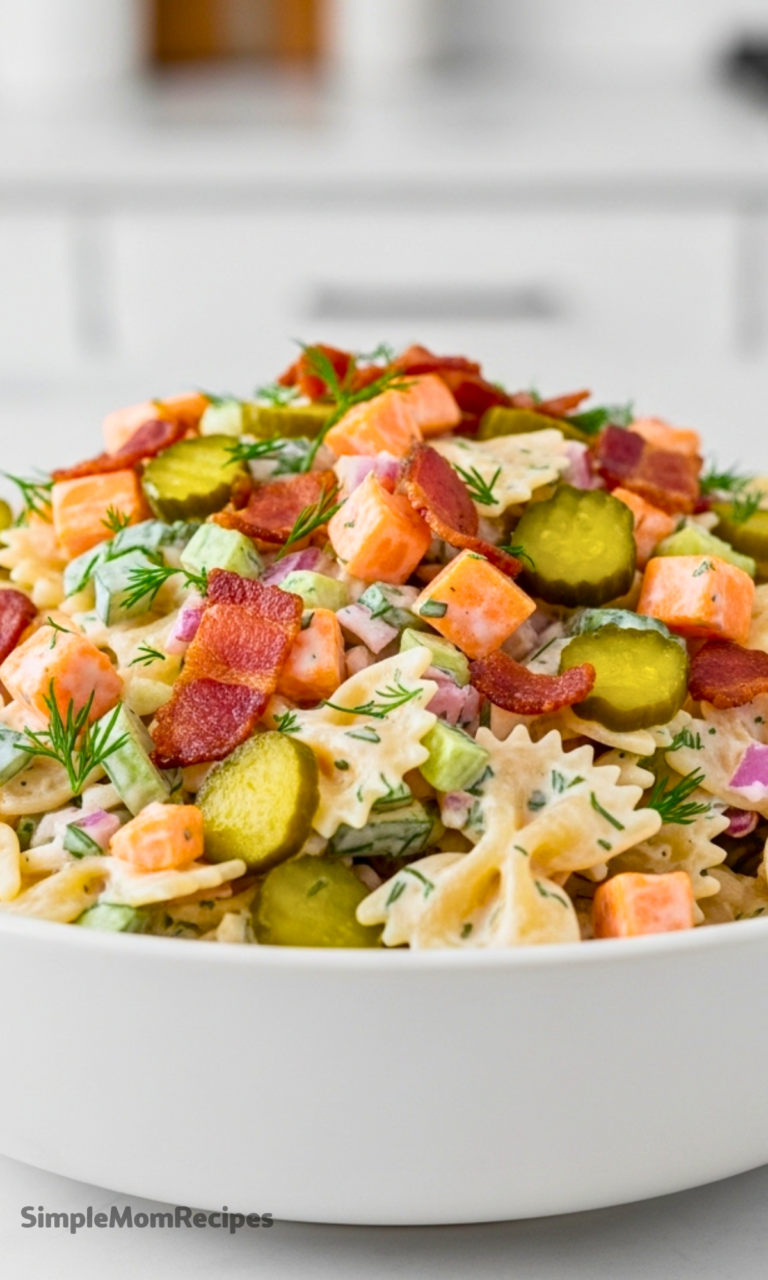 Dill Pickle Pasta Salad Recipe