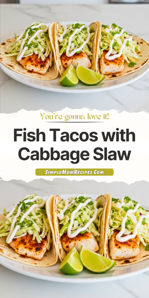 Fish Tacos with Cabbage Slaw Recipe
