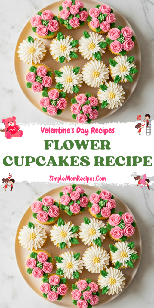Flower Cupcakes Recipe
