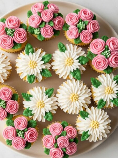 Flower Cupcakes Recipe