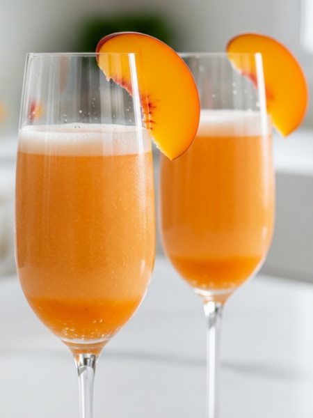 Fresh Bellini Cocktail Recipe