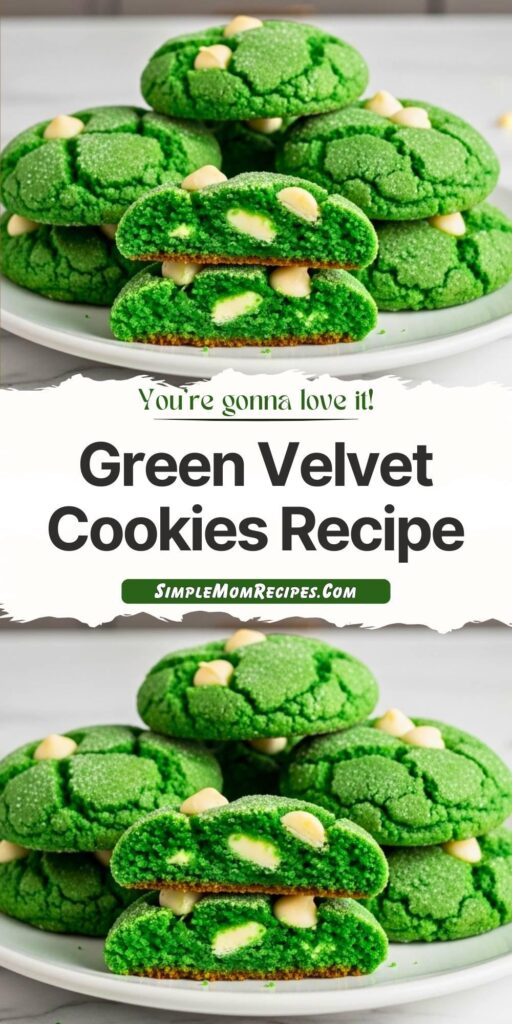 Green Velvet Cookies Recipe