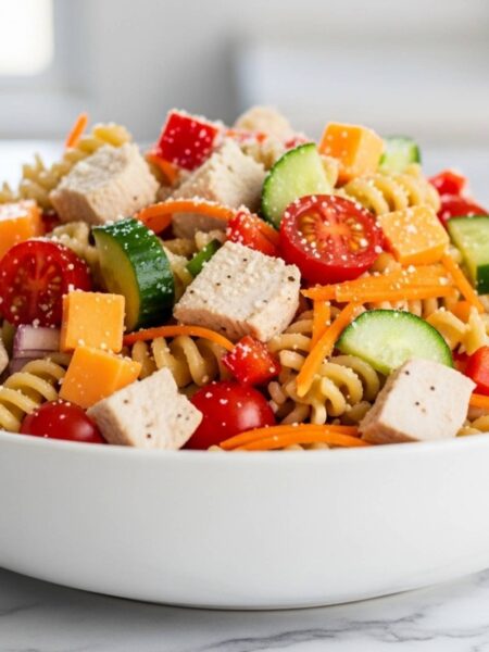 High Protein Pasta Salad Recipe