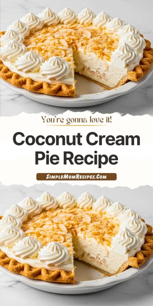 Homemade Coconut Cream Pie Recipe