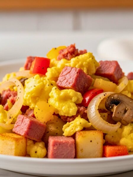 Leftover Corned Beef Scramble Recipe