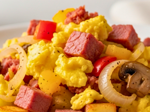 Leftover Corned Beef Scramble Recipe