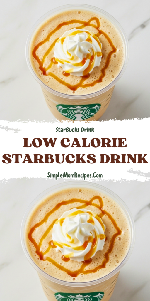 Low Calorie Starbucks Drink Recipe