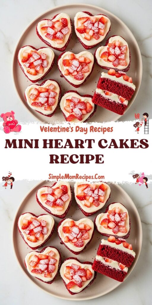 Mini Heart Cakes Recipe