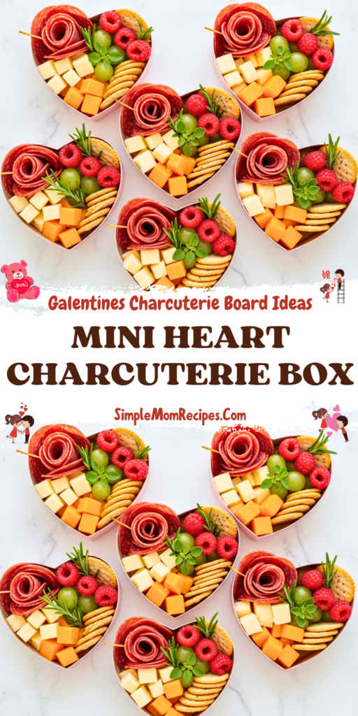 Mini Heart Charcuterie Box