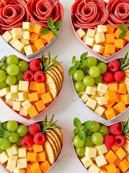 Mini Heart Charcuterie Box