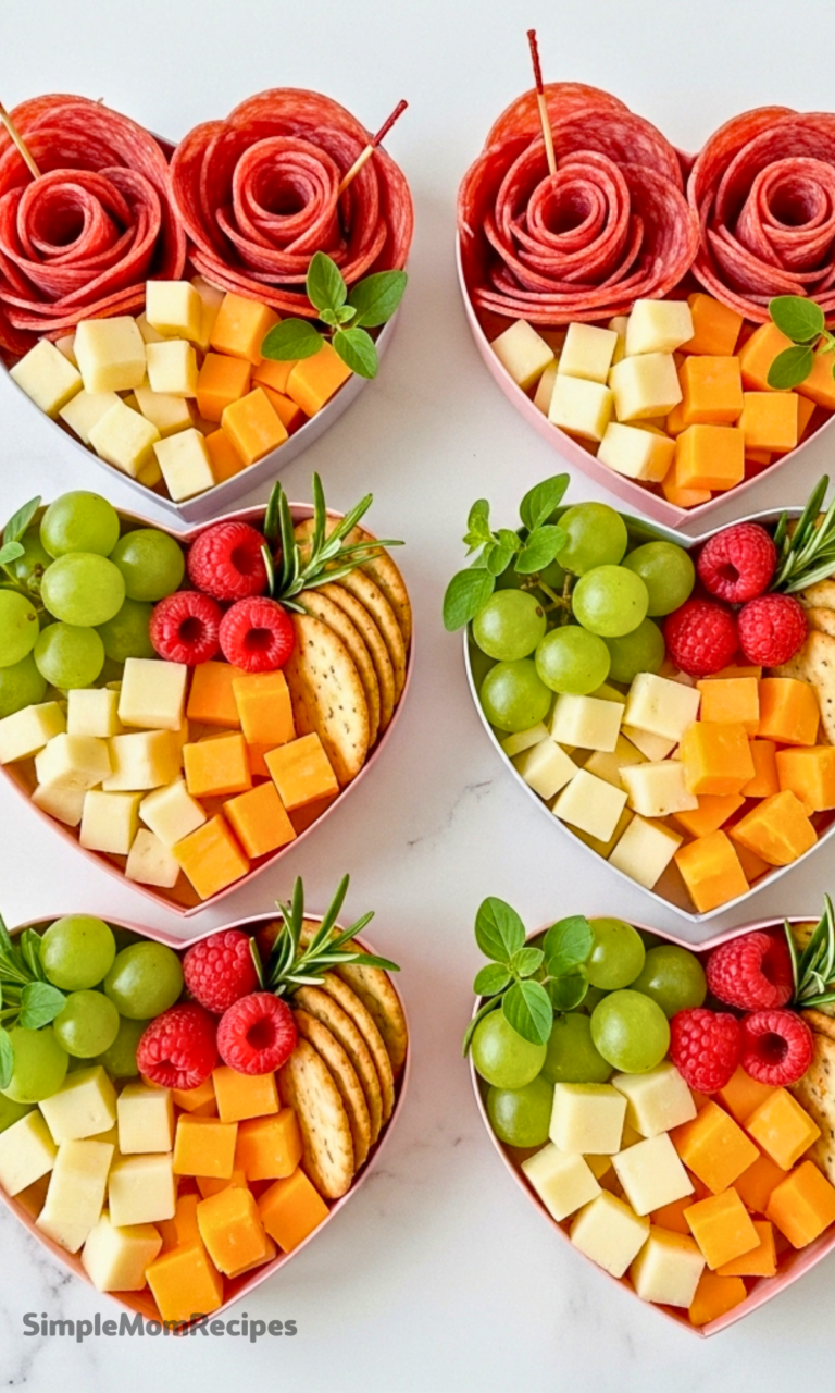 Mini Heart Charcuterie Box