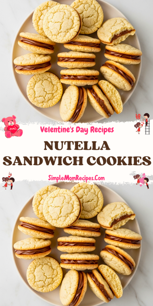 Nutella Sandwich Cookies Recipe
