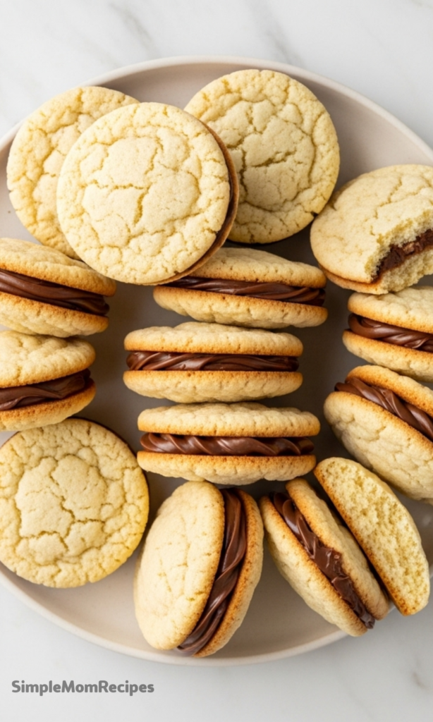 Nutella Sandwich Cookies Recipe