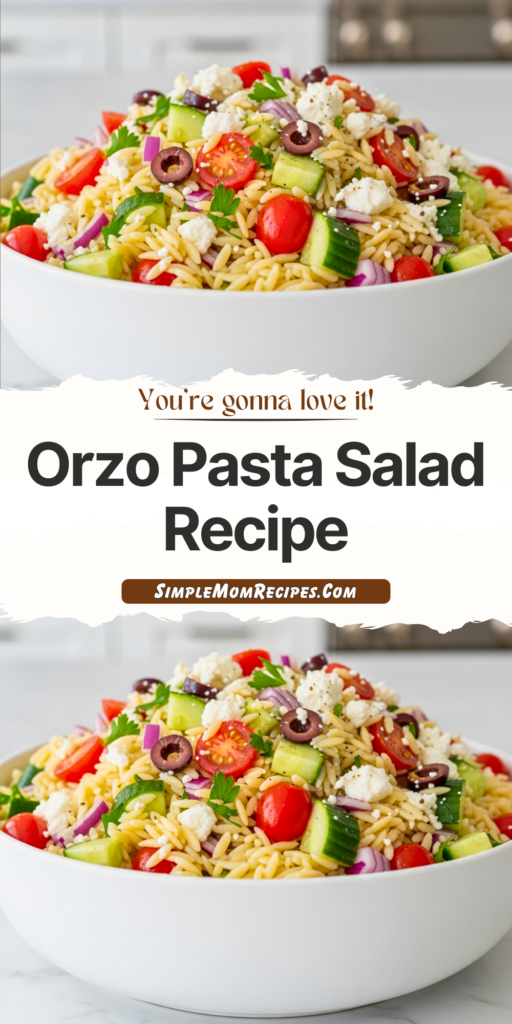 Orzo Pasta Salad Recipe