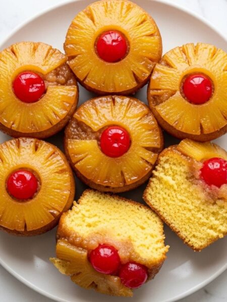 Pineapple Upside Down Cupcakes Recipe