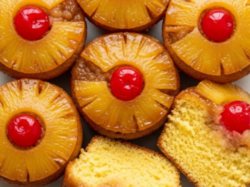 Pineapple Upside Down Cupcakes Recipe