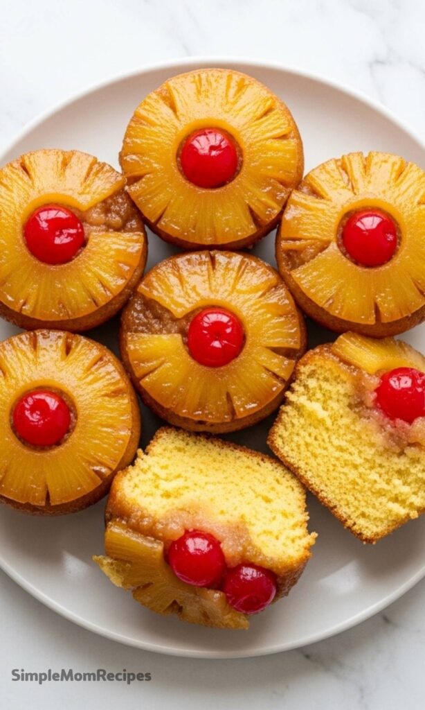 Pineapple Upside Down Cupcakes Recipe