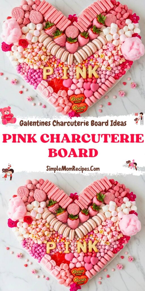 Pink Dessert Charcuterie Board