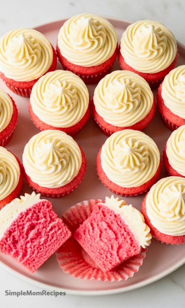 Pink Velvet Cupcakes Recipe