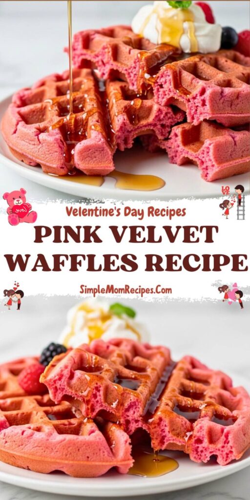 Pink Velvet Waffles Recipe