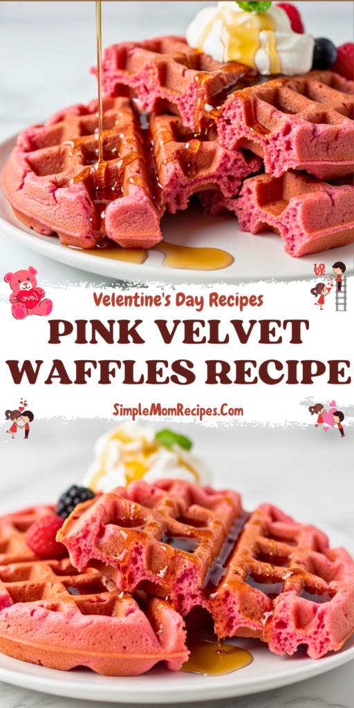 Pink Velvet Waffles Recipe