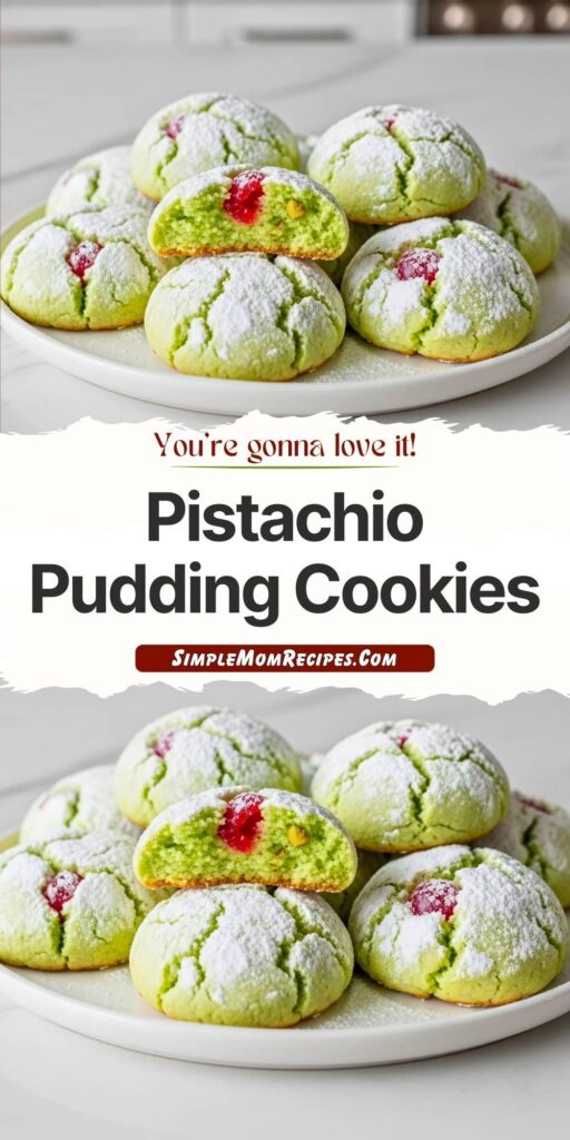 Pistachio Pudding Cookies Recipe