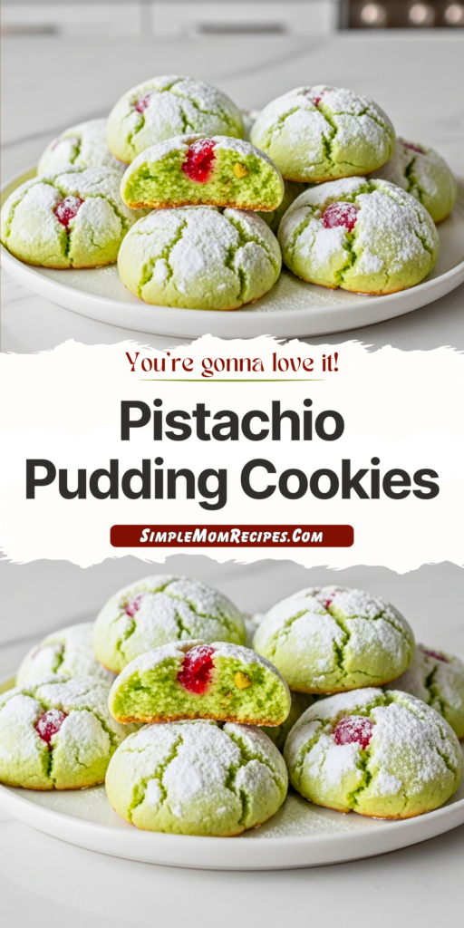 Pistachio Pudding Cookies Recipe