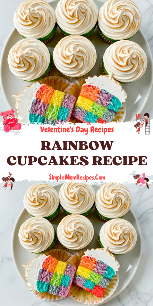 Rainbow Cupcakes Recipe