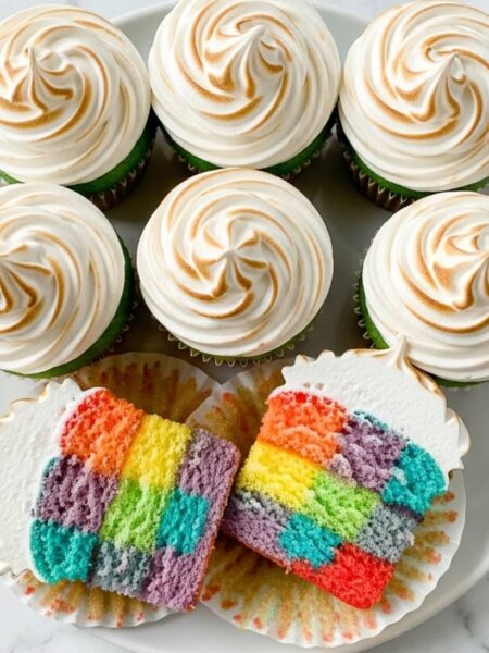 Rainbow Cupcakes Recipe