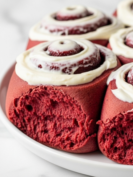 Red Velvet Cinnamon Rolls Recipe