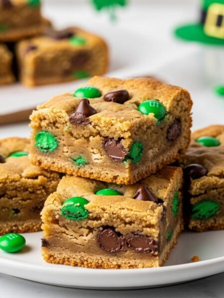 St Patrick’s Day Cookie Bars Recipe