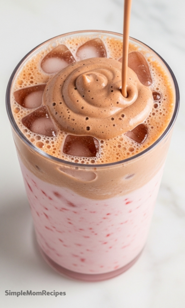 Starbucks Chocolate Covered Strawberry Pink Drink Recipe