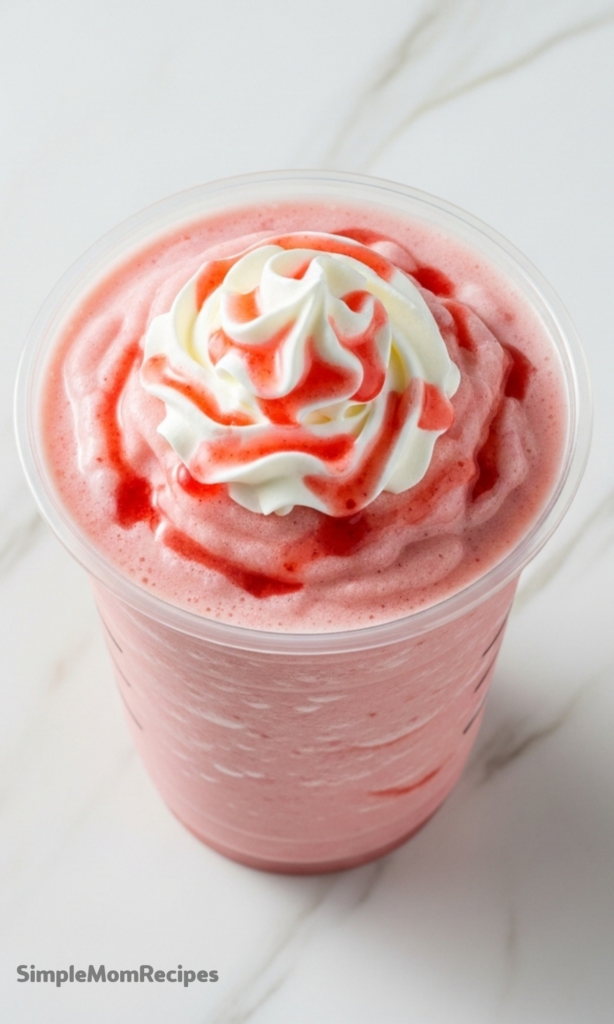 Starbucks Strawberry Frappuccino Recipe