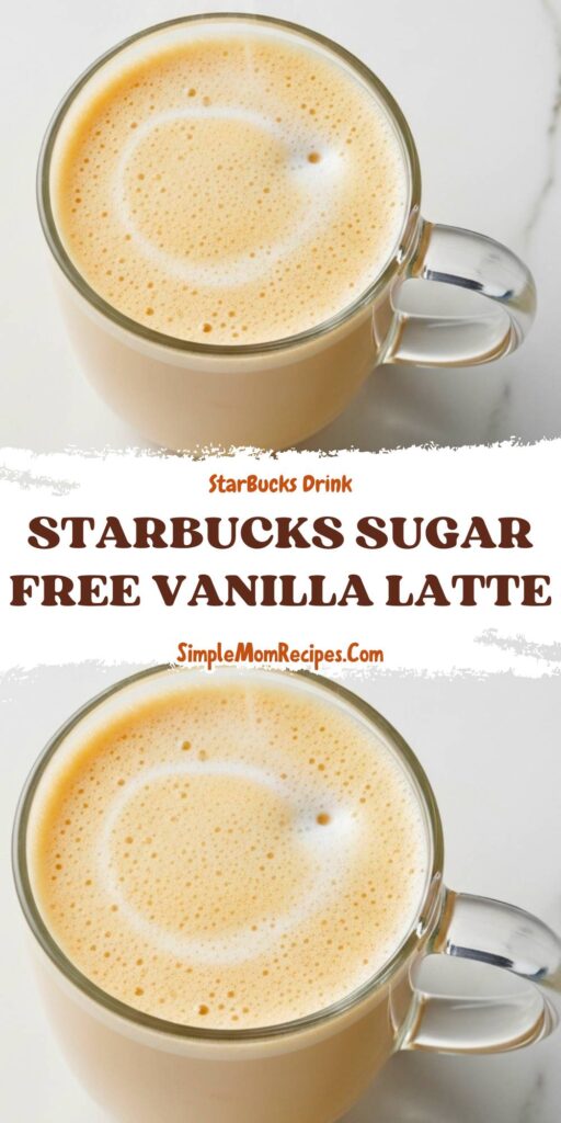 Starbucks Sugar Free Vanilla Latte Recipe