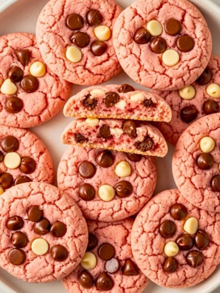 Strawberry Cake Mix Cookies Recipe