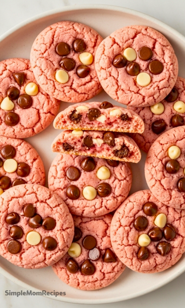 Strawberry Cake Mix Cookies Recipe