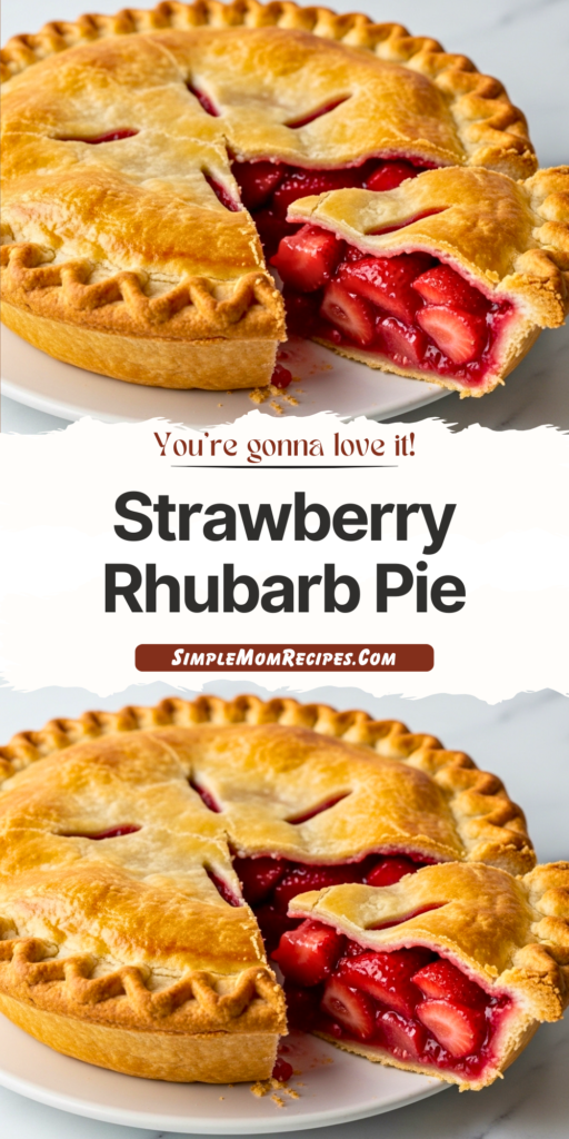 Strawberry Rhubarb Pie Recipe
