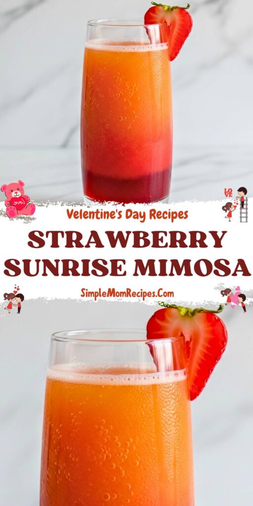 Strawberry Sunrise Mimosa Recipe