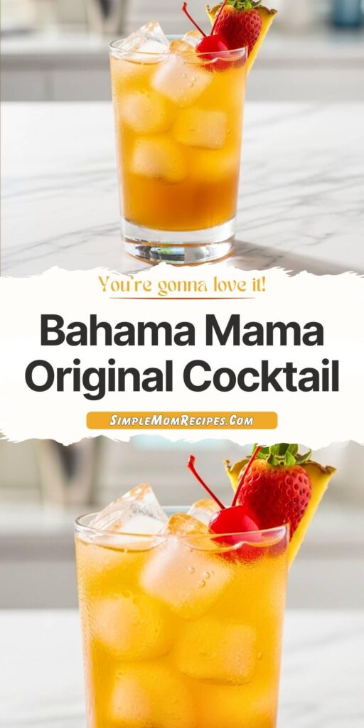 The Deliciously Tropical Bahama Mama Original Cocktail Recipe