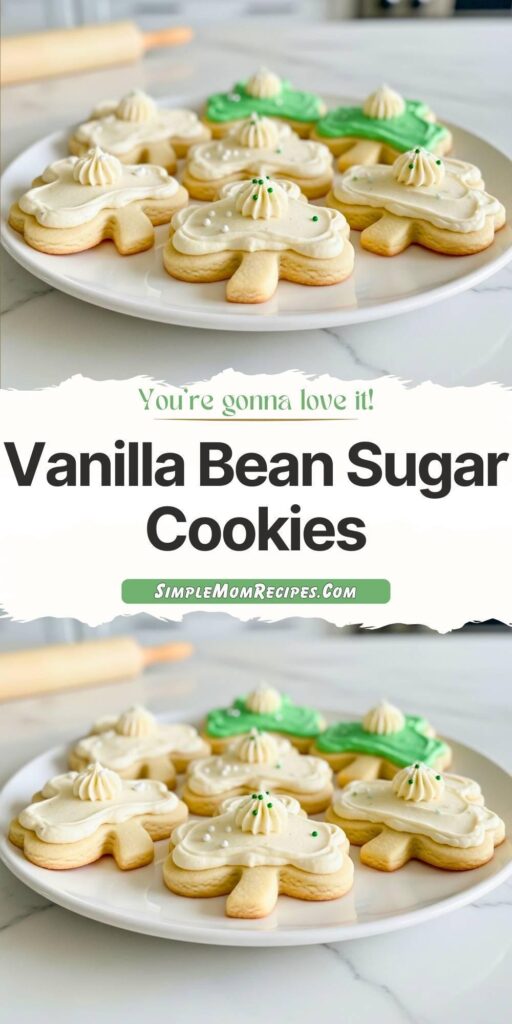 Vanilla Bean Sugar Cookies