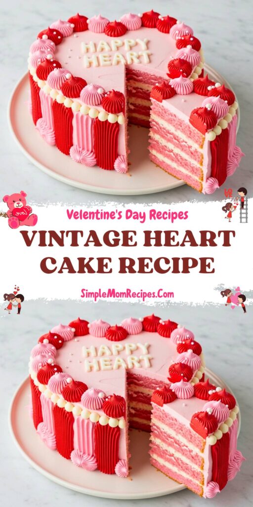 Vintage Heart Cake Recipe