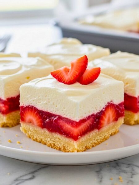 5-Star Strawberry Shortcake Bars Recipe