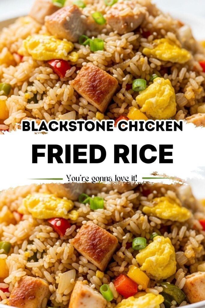 Blackstone Chicken Fried Rice Recipe