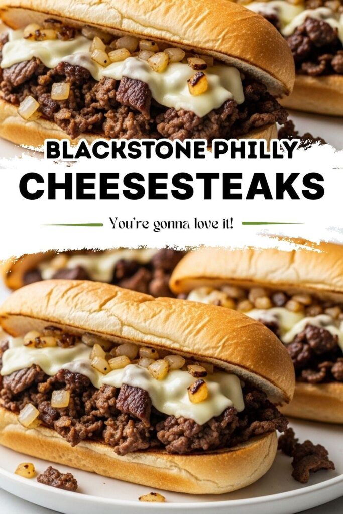 Blackstone Philly Cheesesteaks